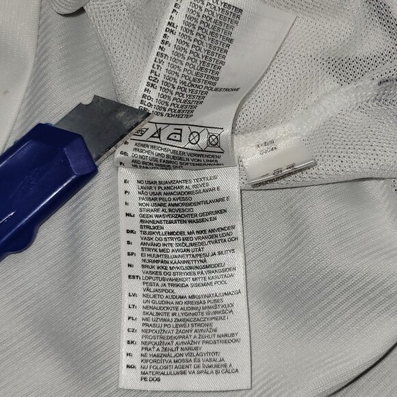 Zidane Real Madrid 2003 2004 UEFA Long Sleeve Soccer Jersey Shirt M SKU# 913869 - Picture 9 of 10